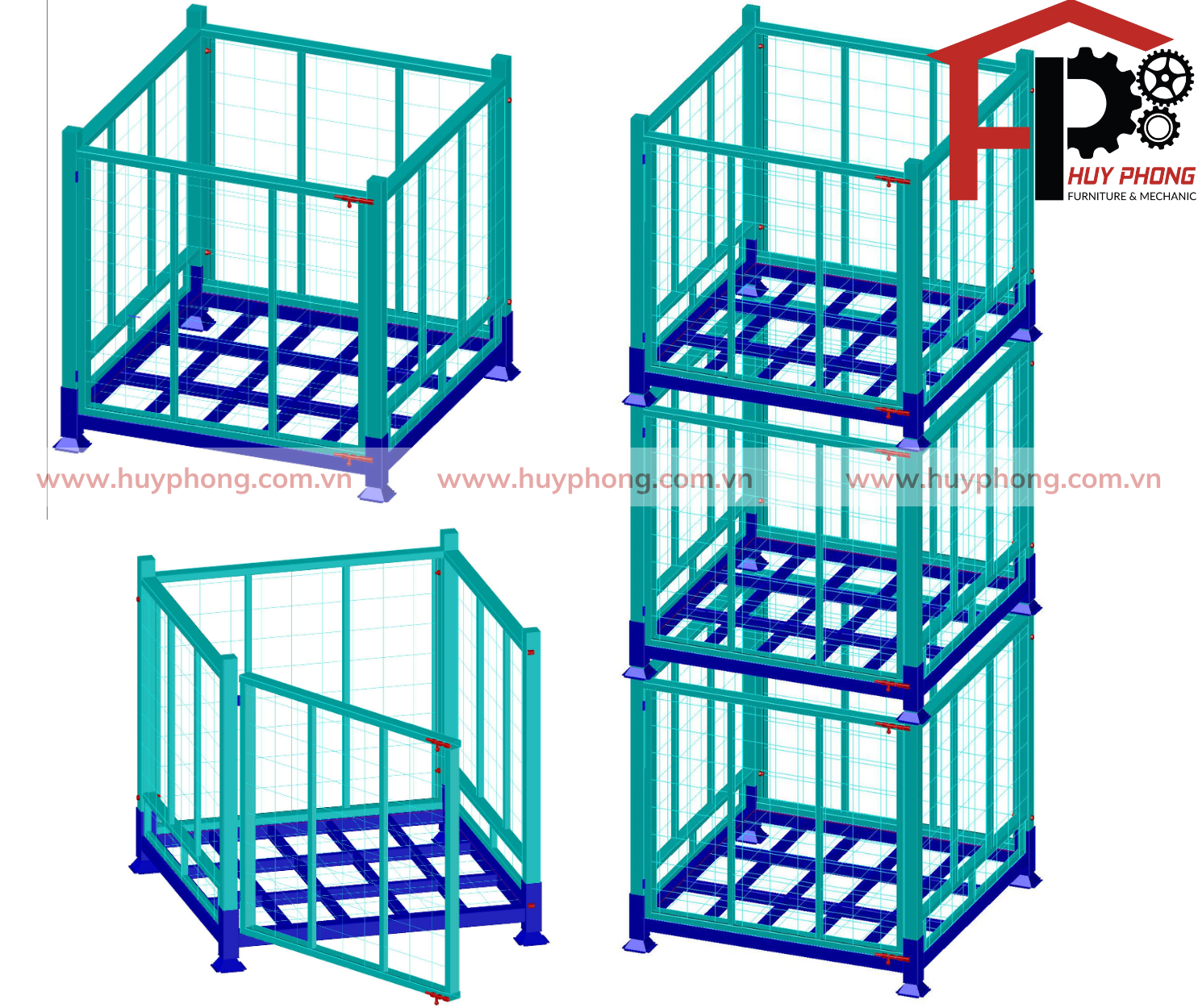 PALLET SẮT XẾP CHỒNG