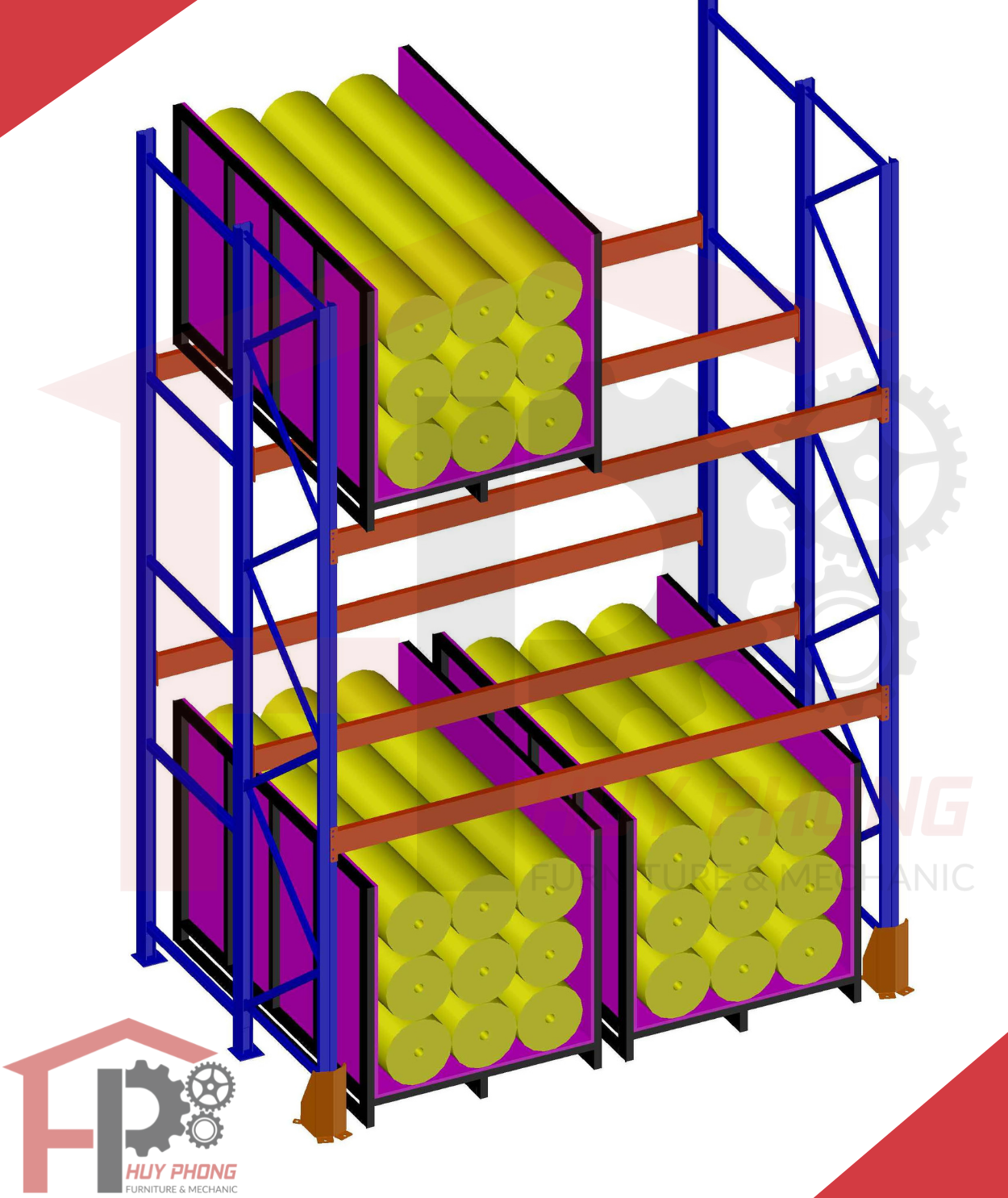 KỆ KHO CHỨA VẢI