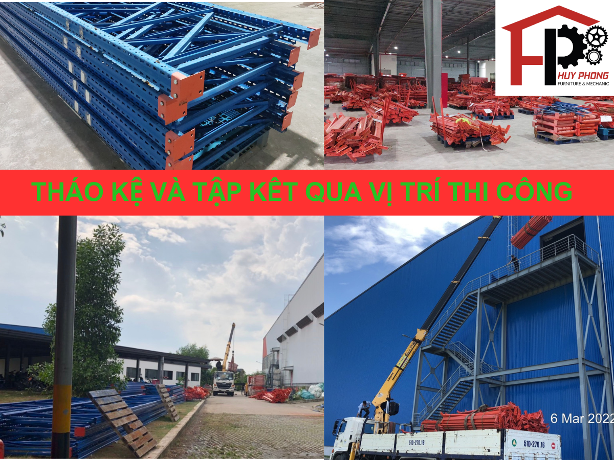 DI DỜI - LẮP ĐẶT KỆ KHO - 2023