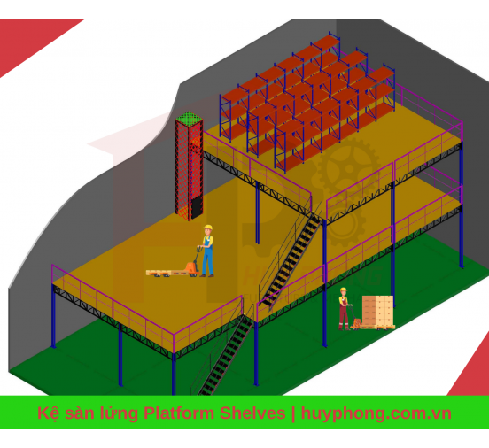 Kệ Sàn Lửng - Platform Shelves